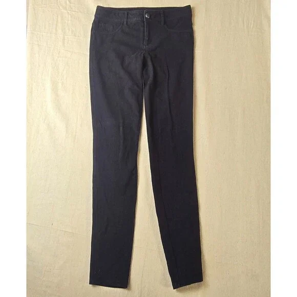 Guess Legging Slim Fit Low Rose Women's 26 Black with Pockets - Picture 1 of 16